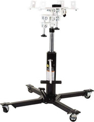 Omega Lift Equipment - 1,000 Lb Capacity Pedestal Transmission Jack - 36 to 73-1/8" High, 34-1/2" Chassis Width x 34-3/8" Chassis Length - First Tool & Supply