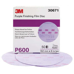 3M - Hook & Loop Discs Abrasive Type: Film Disc Disc Diameter (Inch): 6 - First Tool & Supply