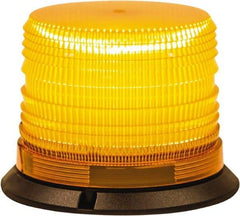 Buyers Products - 8 Flash Rate, 1" Pipe & 3-Bolt Mount Emergency Strobe Light Assembly - Powered by 12 to 24 Volts, Amber - First Tool & Supply