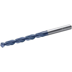 Walter-Titex - 5.1mm 118° Cobalt Jobber Drill - TiNAl Finish, Right Hand Cut, Spiral Flute, Straight Shank, 86mm OAL, VA Inox Point - First Tool & Supply