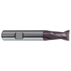 16mm Dia. x 82mm Overall Length 2-Flute Square End Solid Carbide SE End Mill-Weldon Shank-Center Cut-Firex - First Tool & Supply