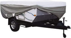 Classic Accessories - Polypropylene RV Protective Cover - 10 to 12' Long, Gray and White - First Tool & Supply