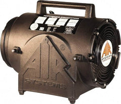 AIR Systems - 8" Inlet, Electric AC Contractor Grade Axial Fan - 0.33 hp, 823 CFM (Free Air), Explosion Proof, 220 Max Voltage Rating - First Tool & Supply