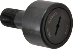 Accurate Bushing - 2" Roller Diam x 1-1/4" Width, 7/8" Stud Diam x 2" Length, Stud Cam Follower - Steel, 1" Thread Length, 7/8-14 Thread, 3-1/4" OAL, 10,370 Lb Dynamic Cap, 10,700 Lb Static Cap - First Tool & Supply