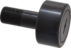 Accurate Bushing - 1-7/8" Roller Diam x 1" Width, 3/4" Stud Diam x 1-3/4" Length, Stud Cam Follower - Steel, 7/8" Thread Length, 3/4-16 Thread, 2-3/4" OAL, 7,870 Lb Dynamic Cap, 7,950 Lb Static Cap - First Tool & Supply