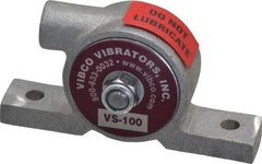 Vibco - 20 Lb. Force, 4 Cubic Feet per Minute, 12,000 RPM, 66 Decibel, Pneumatic Vibrator - 3-7/8" Long x 3/4" Wide x 2" High, 1/8 Port Inlet - First Tool & Supply