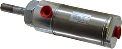 Norgren - 1" Stroke x 1-3/4" Bore Double Acting Air Cylinder - 1/4 Port, 1/2-20 Rod Thread - First Tool & Supply