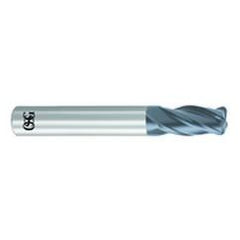 1/4" Dia. - 2-1/2" OAL - .020 CR-Solid Carbide - HP End Mill-4 FL - First Tool & Supply