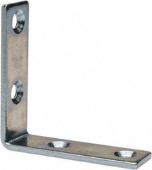 Value Collection - 2" Long x 0.620" Wide, Steel, Corner Brace - Zinc Plated - First Tool & Supply