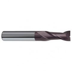 6.5mm Dia. x 60mm Overall Length 2-Flute Square End Solid Carbide SE End Mill-Round Shank-Center Cut-Firex - First Tool & Supply