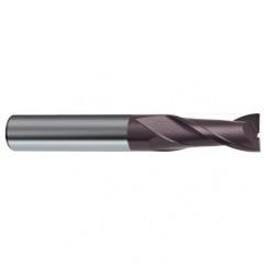 8.5mm Dia. x 67mm Overall Length 2-Flute Square End Solid Carbide SE End Mill-Round Shank-Center Cut-Firex - First Tool & Supply