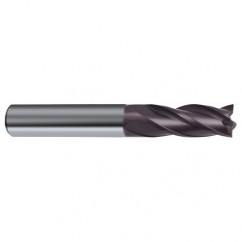 9mm Dia. x 67mm Overall Length 4-Flute Square End Solid Carbide SE End Mill-Round Shank-Center Cut-Firex - First Tool & Supply