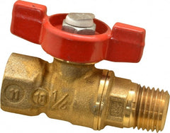 Legend Valve - 1/4" Pipe, Brass Miniature Ball Valve - First Tool & Supply