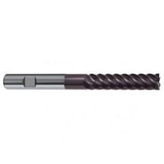 8mm Dia. - 100mm OAL - 45° Helix Firex Carbide End Mill - 6 FL - First Tool & Supply