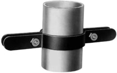 Made in USA - 3/4" Pipe, Riser Clamp - Black, 220 Lb Capacity, Carbon Steel - First Tool & Supply