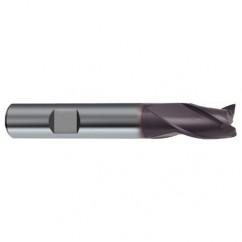 3mm Dia. x 50mm Overall Length 3-Flute Square End Solid Carbide SE End Mill-Weldon Shank-Center Cut-Firex - First Tool & Supply