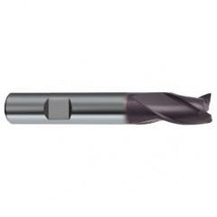 3mm Dia. x 50mm Overall Length 3-Flute Square End Solid Carbide SE End Mill-Weldon Shank-Center Cut-Firex - First Tool & Supply