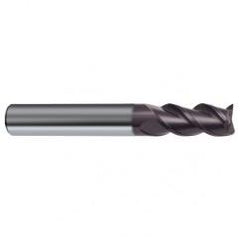 9mm Dia. - 67mm OAL - 45° Helix Firex Carbide End Mill - 3 FL - First Tool & Supply