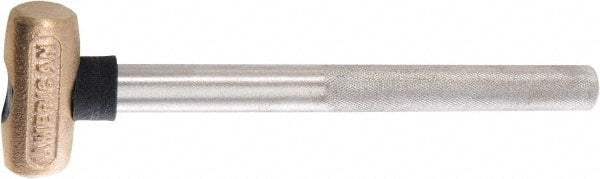 American Hammer - 8 oz Head 1" Face Zinc Aluminum Alloy Nonmarring Hammer - Exact Industrial Supply