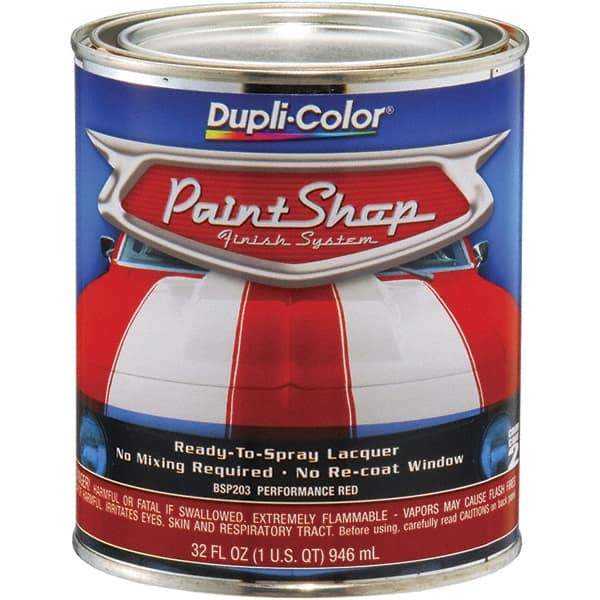 Dupli-Color - Performance Red Automotive Topcoat - 1 Qt Can - First Tool & Supply