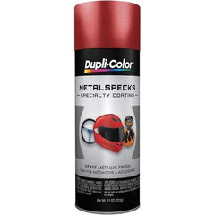 Dupli-Color - Metal Flake Retro Red Automotive Topcoat - 11 oz Aerosol Can - First Tool & Supply