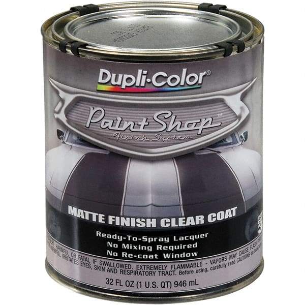 Dupli-Color - Matte Automotive Topcoat - 1 Qt Can - First Tool & Supply