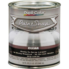 Dupli-Color - Clear Gloss Topcoat Automotive Topcoat - 1 Qt Can - First Tool & Supply