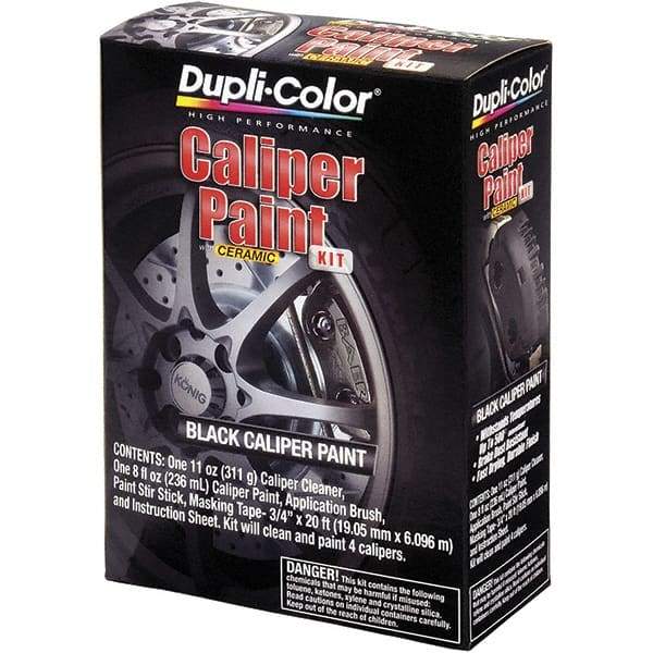 Dupli-Color - 16 oz Matte Black Automotive Heat Resistant Paint - Matte Finish, 500°F Max Temp, Comes in Aerosol Can - First Tool & Supply