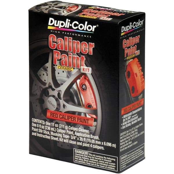 Dupli-Color - 16 oz Red Automotive Heat Resistant Paint - Gloss Finish, 500°F Max Temp, Comes in Aerosol Can - First Tool & Supply