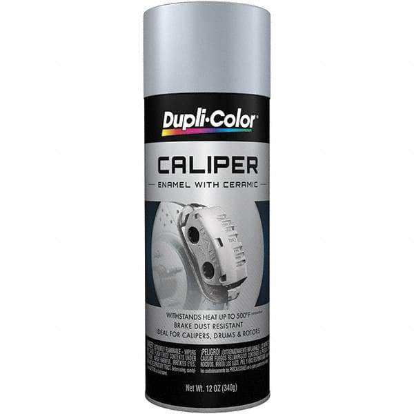 Dupli-Color - 12 oz Silver Automotive Heat Resistant Paint - Gloss Finish, 500°F Max Temp, Comes in Aerosol Can - First Tool & Supply