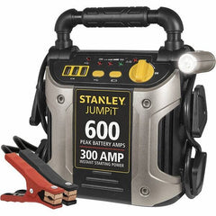 Stanley - 12 Volt Jump Starter - 300 Amps, 600 Peak Amps, 3 USB Power Ports - First Tool & Supply