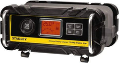 Stanley - 12 Volt Automatic Charger/Maintainer - 25 Amps, 75 Starter Amps - First Tool & Supply