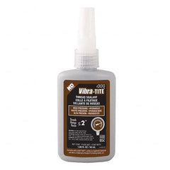 Vibra-Tite - 50 mL Bottle, Brown, Hydraulic - High Pressure Thread Sealant - First Tool & Supply