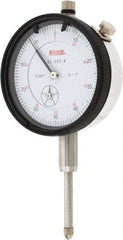 SPI - 1" Range, 0-100 Dial Reading, 0.001" Graduation Dial Drop Indicator - 2.2" Dial, 0.1" Range per Revolution, 0.002" Accuracy, Revolution Counter, Includes NIST Traceability Certification - First Tool & Supply