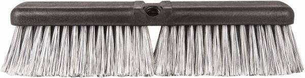 Harper Brush - 14" OAL, Vehicle Wash Brush - Black Flagged Plastic Bristles, 2-1/4" Trim Length - First Tool & Supply