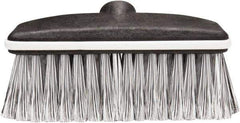 Harper Brush - 8" OAL, Vehicle Wash Brush - Black Flagged Plastic Bristles, 2-1/4" Trim Length - First Tool & Supply