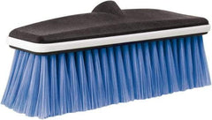 Harper Brush - 10" OAL, Vehicle Wash Brush - Black & Blue, Polyester Bristles, 2-1/4" Trim Length - First Tool & Supply