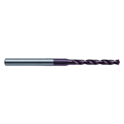 #89 Dia. x #89 Shank × 2.5 mm Flute Length × 38 mm OAL, 118°, TiAlN, Solid Carbide Drill - First Tool & Supply