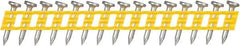 DeWALT - 13 Gauge 0.102" Shank Diam 3/4" Long Concrete Nails for Power Nailers - Steel, Zinc Finish, Smooth Shank, Angled Stick Plastic Collation, Round Head - First Tool & Supply