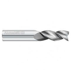 10mm Dia. x 64mm Overall Length 3-Flute Square End Solid Carbide SE End Mill-Round Shank-Center Cut-Uncoated - First Tool & Supply