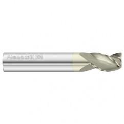 8mm Dia. x 64mm Overall Length 3-Flute Square End Solid Carbide SE End Mill-Round Shank-Center Cut-FC5 - First Tool & Supply