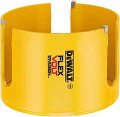 DeWALT - 4-1/4" Diam, 2" Cutting Depth, Hole Saw - Carbide-Tipped Saw, Toothed Edge - First Tool & Supply