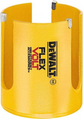 DeWALT - 2-1/8" Diam, 2" Cutting Depth, Hole Saw - Carbide-Tipped Saw, Toothed Edge - First Tool & Supply