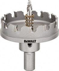 DeWALT - 3-5/8" Diam, 1/4" Cutting Depth, Hole Saw - Carbide-Tipped Saw, Toothed Edge - First Tool & Supply