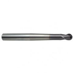 10mm Dia. - 120mm OAL 2 FL 30 Helix Firex Carbide Ball Nose End Mill - First Tool & Supply