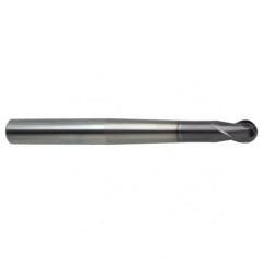 3mm Dia. - 80mm OAL 2 FL 30 Helix Firex Carbide Ball Nose End Mill - First Tool & Supply