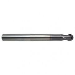 2mm Dia. - 80mm OAL 2 FL 30 Helix Firex Carbide Ball Nose End Mill - First Tool & Supply