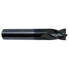 1 Dia. x 4 Overall Length 6-Flute Square End Solid Carbide SE End Mill-Round Shank-Center Cut-Super-A - First Tool & Supply