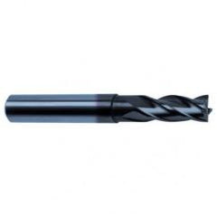 1/4 Dia. x 3 Overall Length 4-Flute Square End Solid Carbide SE End Mill-Round Shank-Center Cut-Super-A - First Tool & Supply