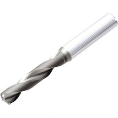 Kennametal - Letter E (1/4) 138° Spiral Flute Solid Carbide Screw Machine Drill Bit - First Tool & Supply